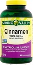 Spring Valley kaneelilisa 1000mg, 400 taimetoitlase kapslit, sisaldab Cassia, mitte tseiloni. Taimne täiendus üldisele heaolule. Luall