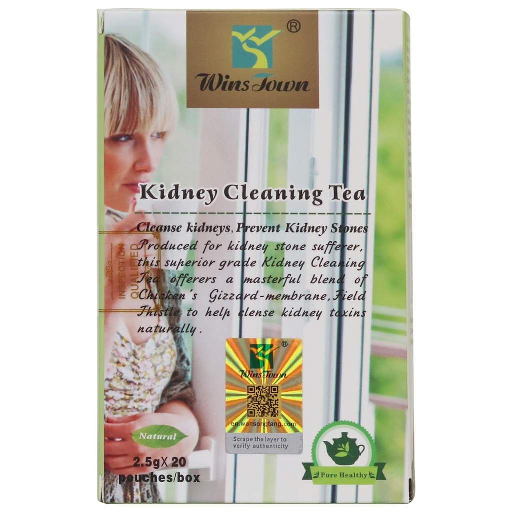 Võitis Town Kidney Stones Cleaning Tea, Stone Breaker Neeru Puhastamiseks ja Detox, 20 Teabags