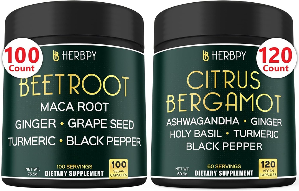 Bundle 6in1 Beet Juurkapslid ja 6in1 Citrus Bergamot Supplement