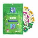 NATPAT Zen Patch Mood Rahustavad kleebised lastele ja täiskasvanutele - keemilised ja ravimivabad, meeleolu toetus lõõgastumiseks, rahu ja emotsioonide määrus - BuzzPatch Natural Patch (24 Pack)