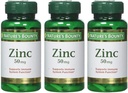 Nature's Bounty Tsink 50 mg Caplets 100 ea (Pack of 3)