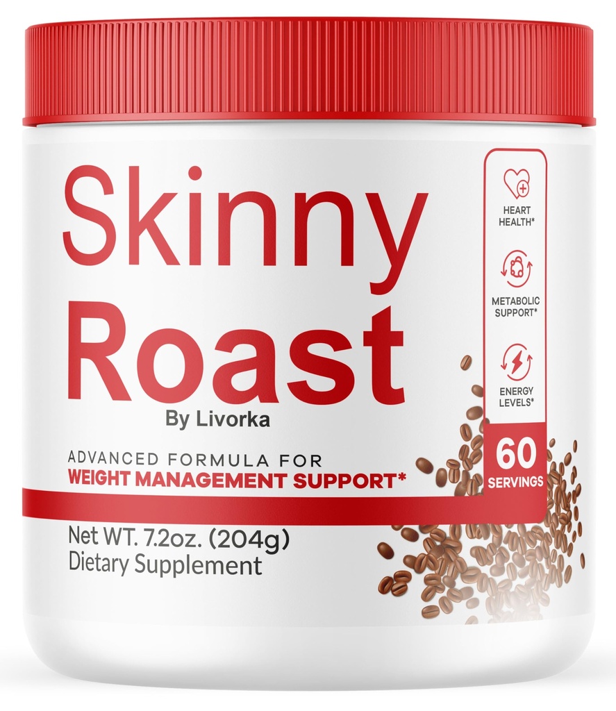 Kõhn röstitud - Kõhn röstitud kohv Täiustatud valem, Ametlik SkinnyRoast Orgaaniline pulber, Täiendustoetus Tervislik elustiil - Premium Natural Formula, 60 Servings 1 kuu