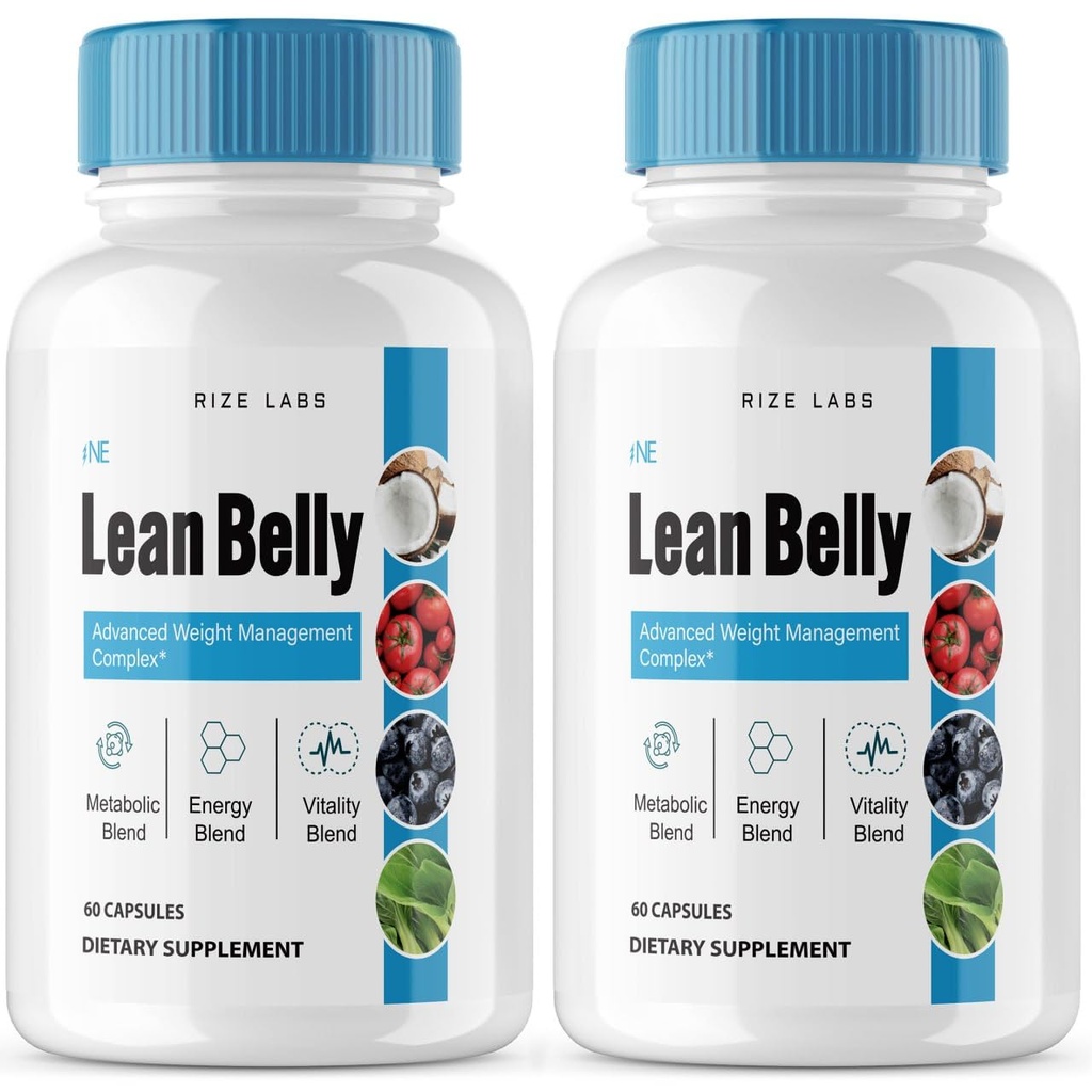 Rize labs (Pack of 2 Lean Belly Juice Pulber kapslid, Juice Formula pillid Advanced kaalulangus, Superfood Supplement puhastamine ja Detox, Arvustused (120 kapslit)