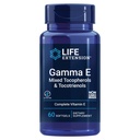 Elu pikendamine Gamma E segatud tokoferoolid ja tokotrienoolid - täielik E-vitamiini spekter, antioksüdantide kaitse - mitte-GMO, gluteenivaba - 60 Softgels