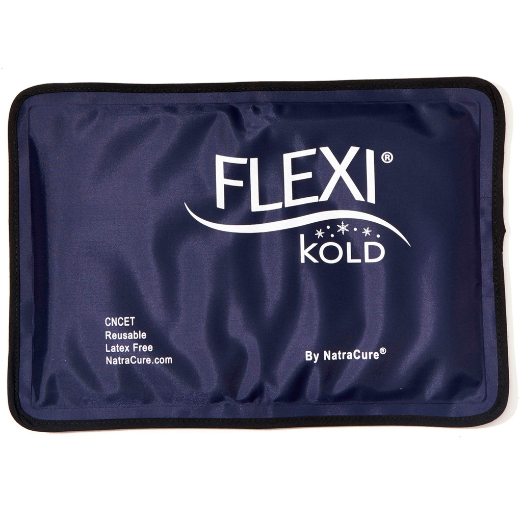 FlexiKold Gel Soft Paindlikud Jääpakendid Vigastuste korral - Korduvkasutatavad sügavkülmik Külm pakend, külmpressimine ja jahutamine Geel Pad näo, õla, puusa, jala, käe, pahkluu ja jalavigastused - Keskmine - 7,5" x 11,5 "