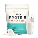 Live Conscious Vegan Peavalgupulber - Vanilla Dream Maitse | Taimepõhine Veganvalgusegu - Hernes, Brown Rice, Pumpkin, Sacha Inchi | 20 Servings 18 oz