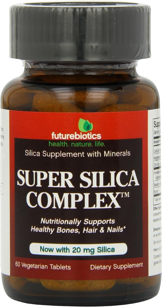 Futuuribiootikumid Super Silica Complex, Veg-Tablets, 60-Count (pakk 2)