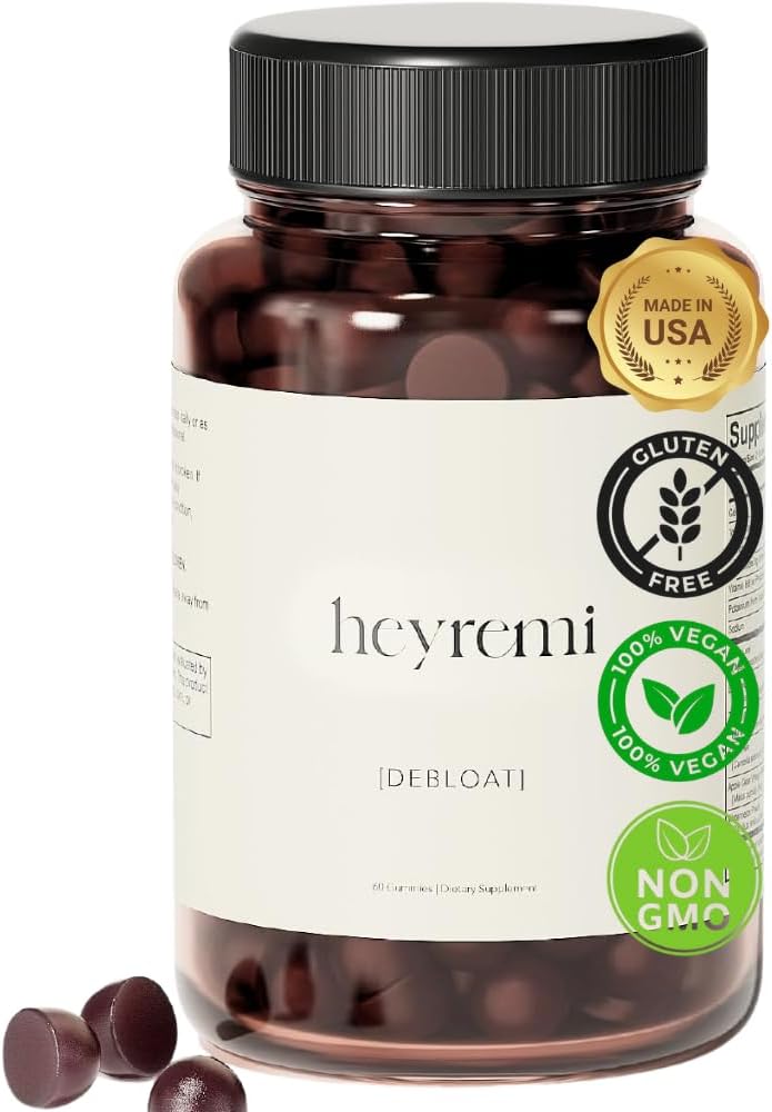 Debloat Gummies - kiire puhumine ja gaasivabastus - taimse seedesüsteemi tugi Apple Siidri äädika, Dandelioni ja rohelise teega - tunne kergem, mugav ja energiline - 60 Gummies