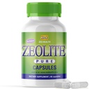 Zeoliit Puhtad Kapslid | Zeoliit Detox, Extra Tugevus | Puhas, Täiskeha Puhastus Naistele, Mehed | Aktiveeritud Orgaaniline, Toiduklassi Klinoptiloliit Pulber 94%, 90 kapslit (81 Grams), 6 Wk kuni 3 Mo Varustus