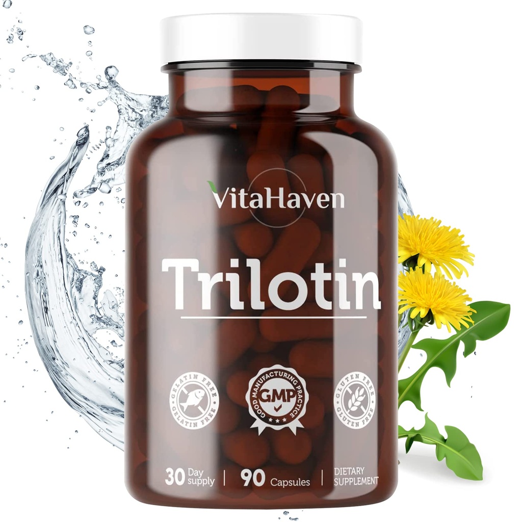Trilotin: jalgade turse ja pahkluude ravi alumiste jalgade tursega naistele ja meestele - jalgade ja pahkluude turse vähendamine vee säilitamisest - Sisaldab: Dandelion Juur, Petersley Leaf & More