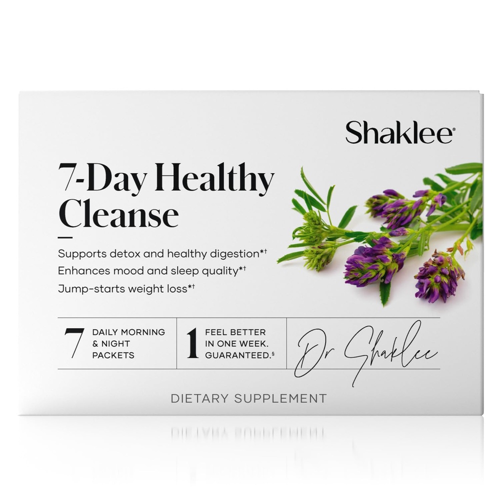 Shaklee - 7-päevane tervislik puhastus: täielik süsteemi lähtestamine ja energia suurendamine - probiootikumide, maksatoe ja taimse puhastamisega - samm-sammult juhend - 7 igapäevast hommiku- ja ööpaketti