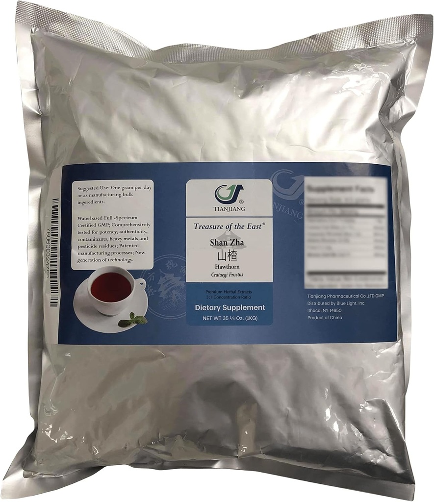 Treasure of the East, Hawthorn Extract - Shan Zha (3:1 Concentrated Herbal Extract Powder, 1kg)