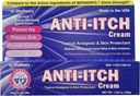 Anti-Itch Cream Histamiini Blockeriga, 1,25 oz