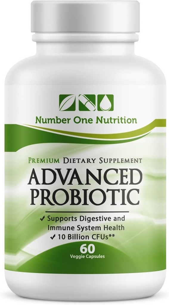 N1N Premium probiootikumid meestele ja naistele [11,5 miljardit CFU-d] Lactobacillus Acidophilus probiootiline lisand seedimise ja immuunsuse parandamiseks, riiuli stabiilne ja külmkapp pole vajalik, 60 kapslit