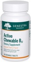 Genestra Brands Active näritav B12 | Näritav vitamiin B12 tablett | 60 närimistabletti | looduslik kirsi maitse