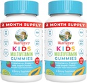 MaryRuth Organics Kids Multivitamiini Gummies | 2 kuu pakkumine | Suhkruvaba | Lapsed ja väikelapsed vanuses 2+ | Olulised vitamiinid C, D3, tsink | 60 Count | 2 Pack