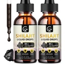 (2-Pack) kõrge potentsi Shilajit Pure Himaalaja Orgaaniline Vedelik Täiendus, Shilajit Vaigu Tilk Meestele Ja Naistele, Max Potency 85+ Puhas Jälje Mineraalid & Fulvic Acid Energeetika, Metabolism & Immune Support