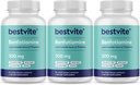 Benfotiamiin 300mg (180 taimekapslit) (60x3) Ei Steaate - Ei ränidioksiidi - Vegan - Mitte GMO - Gluteenivaba