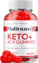 Platinum Keto ACV Gummies - Advanced Formula Platinum Keto Plus ACV Gummies Apple Siider Äädikas Platinum ACV Gummies Dieet Toidulisa kommentaare Mehed Naised (60 Gummies)