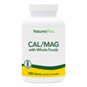 NaturesPlus Life'i allikas Cal / Mag Mineral Supplement - 500 mg kaltsiumi, 250 mg magneesiumi, 180 taimetoitlast tabletti - kogu toidulisand, edendab luude tervist - gluteenivaba - 90 serveerimist