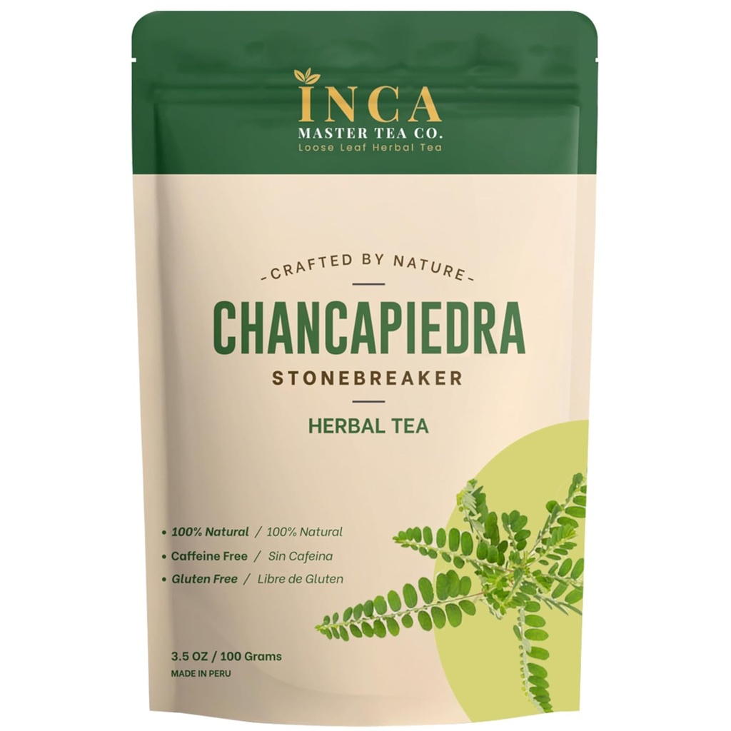 Inca Master Chanca Piedra Stone Breaker - 100% looduslik tee neerukivide lahustamine & sapipõie puhastamine, 100 Grams (3,5 Ounces) neerukivide toetuseks