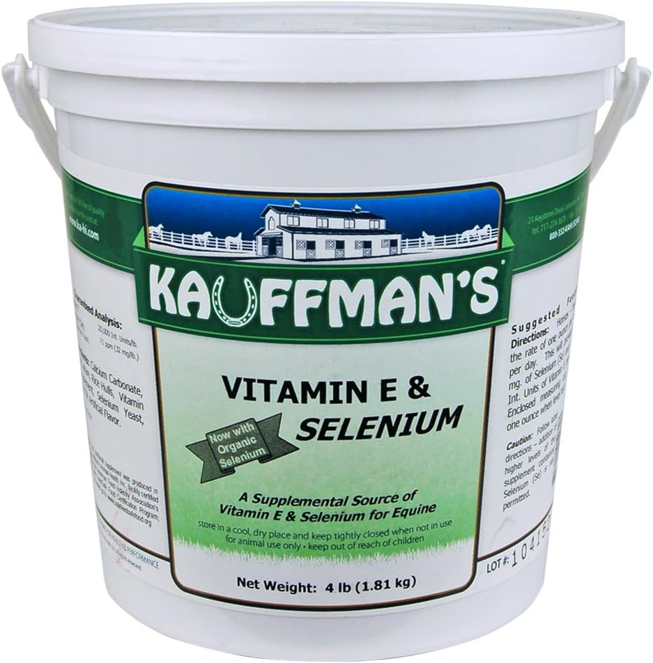 Kauffman's Animal Products Vitamiin E & Selenium Pulber 4 lb