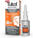 TUKOL Max Action Nasal Spray , Oxymetazoline Nasal Dekongestant Spray täiskasvanutele , Fast Stuffy Nina & Siinus Ummistus Relief , 12- tunni nina spray dekongestant , 0,5 fl oz