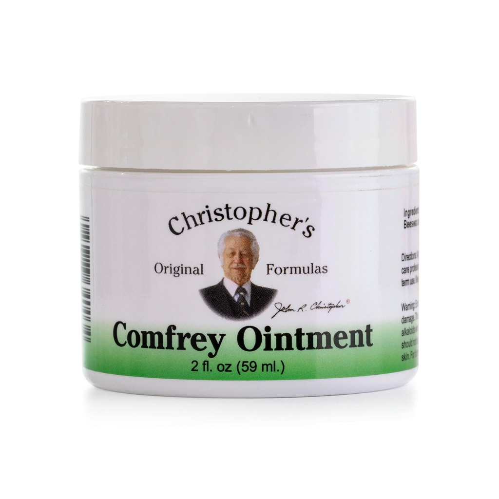 Christopheri originaalsed vormelid Comfrey salv, 2 Ounce - taimesalv orgaanilise Comfrey Leafiga looduslikus mesilasvahas ja oliiviõli baasis