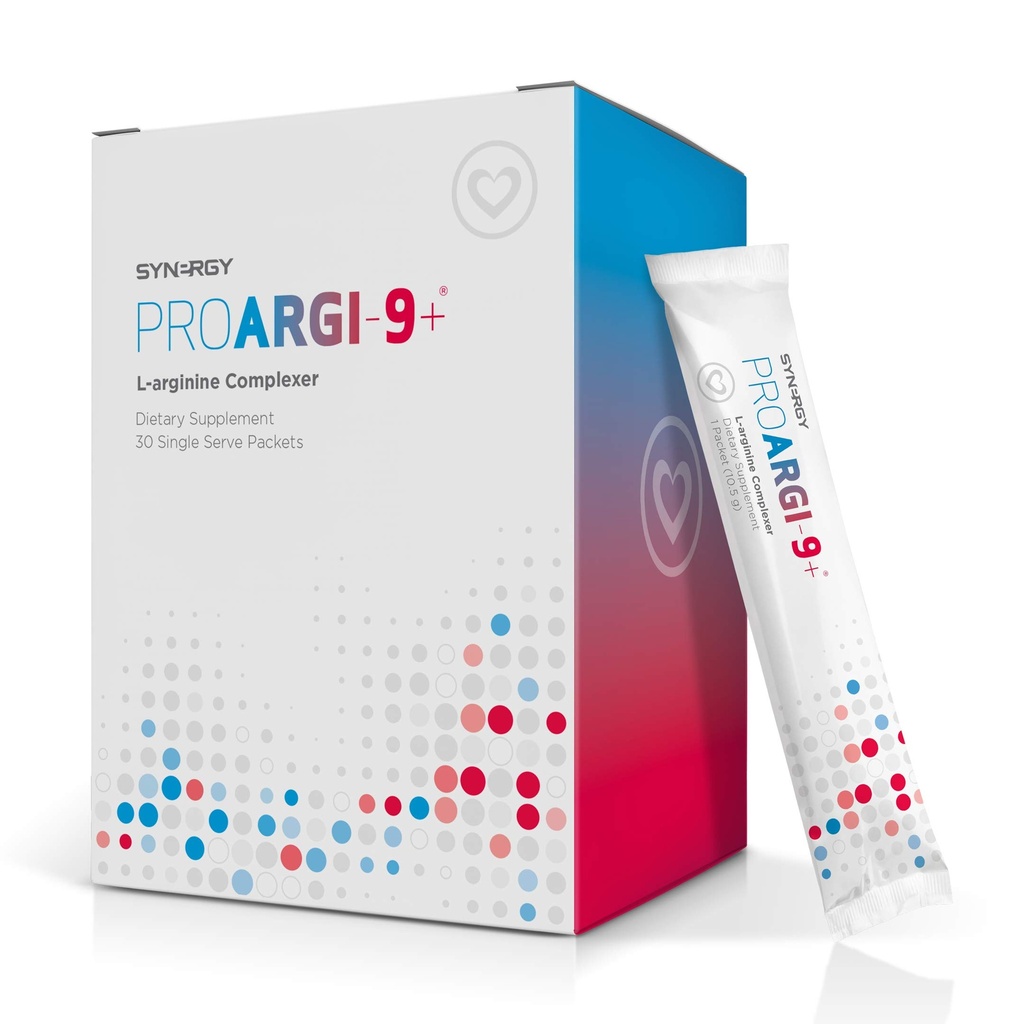 Sünergia ProArgi-9 Plus L-arginiin Complexer Dieet täiendus - segatud marja - 30 pakendit