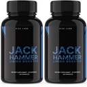 Rize labs - Jack Hammer Libido Booster täiendus meestele, võimas kõik looduslikud valemid tulemuslikkuse parandamiseks (120 kapslit)