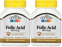 21. sajand 800 mcg foolhappe tabletid, sorteeritud, 180 loendurit (2. pakend)