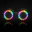 GloFX programmeeritavad LED-klaasid - 350 täisvärvirežiimi - USB-laetavad valgusülesprillid Edm Music Festival Rave Party Dance Performance Cosplay Costume