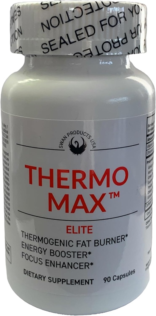 Thermo Max Elite - Thermogenic Fat Burner, Extreme Energy Boosters, Kaalulangus, 90 Dieet pillid