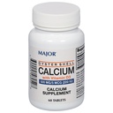 Major Oyster Shell Kaltsium vitamiin D3 500 mg / 5 mcg (200 IU) - Kaltsiumi täiendus - 60 tabletti
