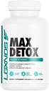 Max Detox - Täielik keha puhastamine, Vähendage vee säilitamist, Vähendage pulbitsevat toidulisandit - 60 kapslit, 30 serveerimist