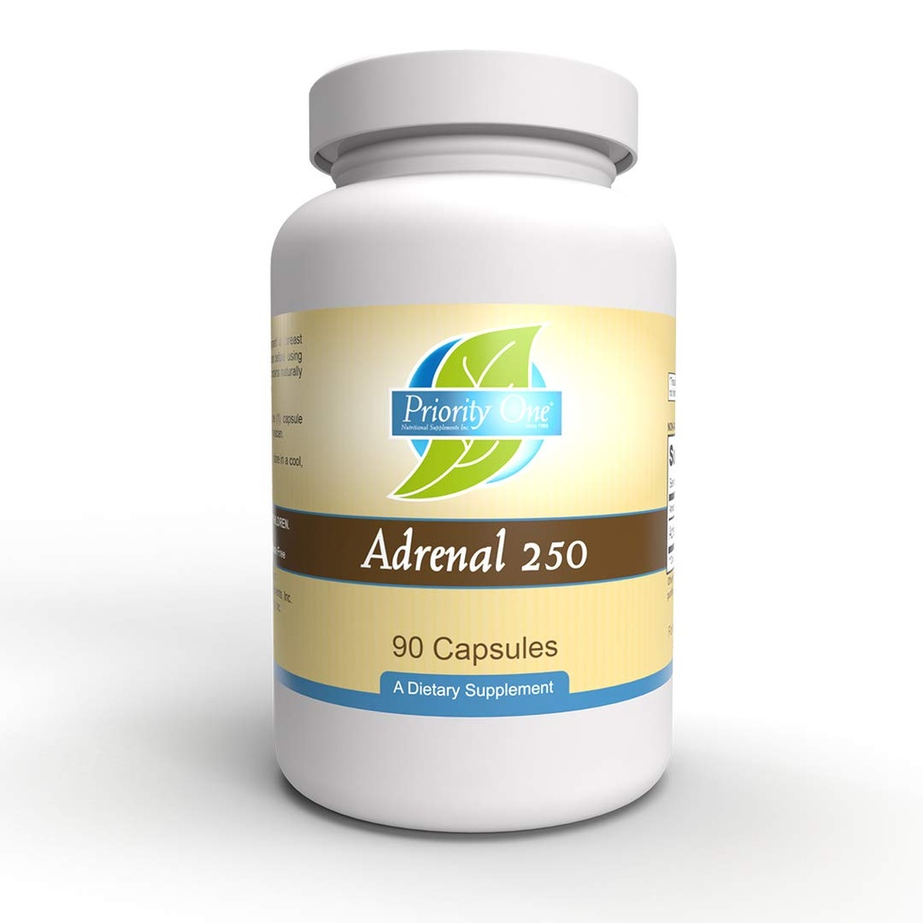 Priority One Vitamiinid Adrenal 250mg 90 kapslid