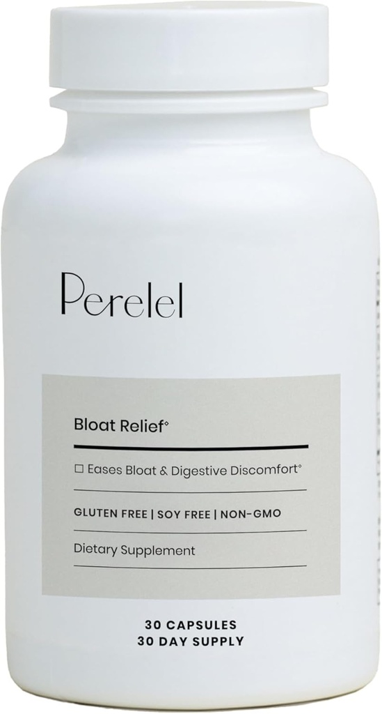 Perelel Seedetrakti Tervise Täiendus Orgaaniline Ingver, Sidrun Balm & Fendril, et toetada Soolestiku Tervise Ja Seedetrakti Mugavus, Botaaniline Täiendus Naistele Ja Meestele, Soja, Piima Ja Gluteeni Vaba, 30 Pillid