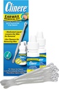 Clinere Earwax Eemaldamiskomplekt, ohutult ja õrnalt puhas Kõrvavavaha, Itch Relief, töötab koheselt .5oz Karbamiidperoksiid, 2 x .5 Fl Oz 12 pulgagaga