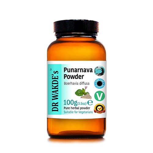 DR WAKDE Punarnava pulber (Boerhavia diffusa) - 100 g (3.5oz) | Puhas, toores ja kuivatatud pulber | Ayurveda ürdi | Vegan |