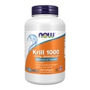 NOW Foods Supplements , Neptune Krill , Double Strength 1000 mg , Phospholipid- Bound Omega-3 , 120 Softgels