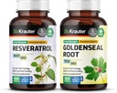 BIO KRAUTER Resveratrool 100 kapslit & Goldenseal 100 kapslit