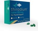 Thiroodium - kilpnäärme tugilisand - 100 mg joodi (naatriumjodaat) - 30 pehme-geelkapslit suurenenud imendumiseks - gluteenivaba, laktoosivaba, suhkruvaba, mitte-GMO