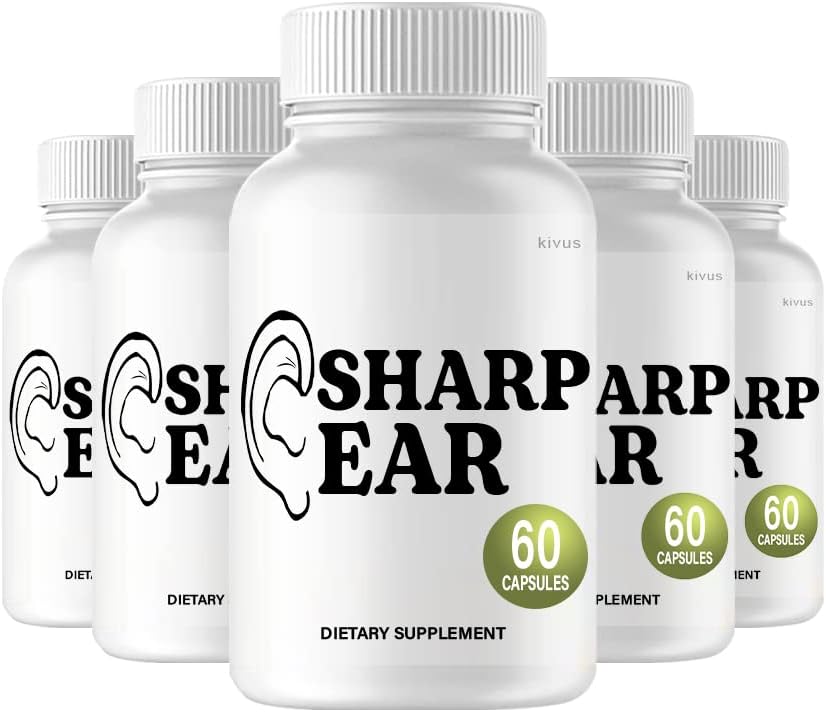 (5 Pack) Sharp Ear - Sharp Ear Advanced Tinnitus Support Supplement (300 kapslit)