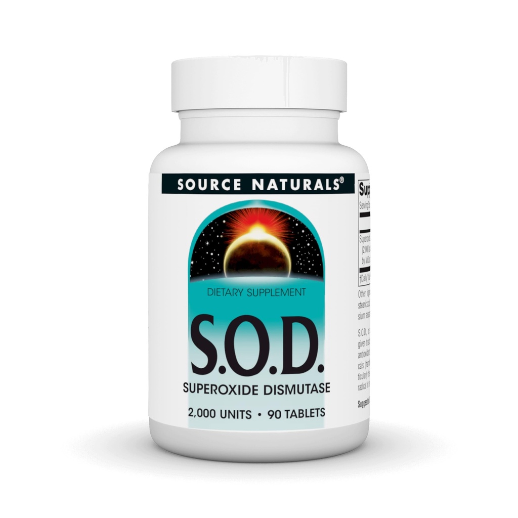 Allikas Naturals S-O-D, superoksiiddismutaas - toidulisand - 90 tabletti
