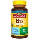 Loodus Made Made Maksimaalne tugevus Vitamiin B12 5000 mcg, toidulisand energia metabolismi toetuseks, 60 Softgels, 60 päeva pakkumine