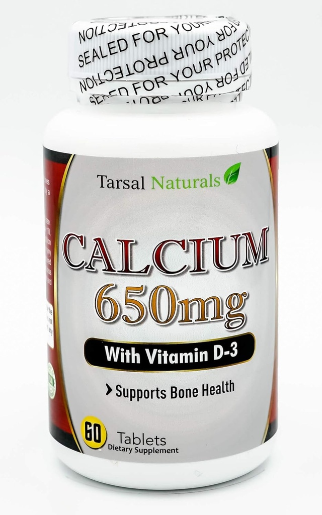 Kaltsium Plus Vitamiin D3 60 Tablett Kõik Looduslikud Toetab Luude Tervis Hea Vanurite Rasedus ja Menopaus Valmistatud USA Gluteenivaba FDA Registreeritud rajatis Non GMO