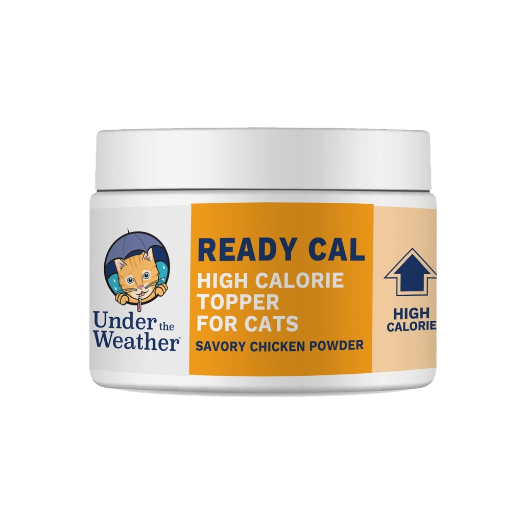 Weather Ready Cal Powder kassidele | High-Calorie, Weight Gainer, Appetite Stimulant, Energy Booster Pet Supplement | 8 Ounces