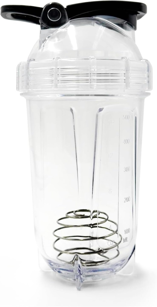 Blender Shaker Bottle, 500 ml/16oz, nõudepesumasin Ohutu, Purunemiskindel, Portable Pre Workout Whey Protein Drink Cup, Mixes Cocktails Šokid, kingitused meestele naistele, valge elevandi kingitused täiskasvanutele