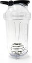Blender Shaker Bottle, 500 ml/16oz, nõudepesumasin Ohutu, Purunemiskindel, Portable Pre Workout Whey Protein Drink Cup, Mixes Cocktails Šokid, kingitused meestele naistele, valge elevandi kingitused täiskasvanutele