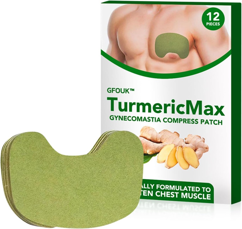 Günekomastia Compress Patch - Ingver Cream meestele, pingutamine ja skulptuur Rindlihased looduslike koostisosadega (1Pack)